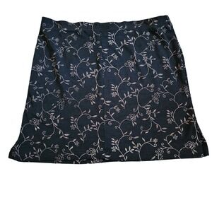 Whimsygoth floral lace miniskirt